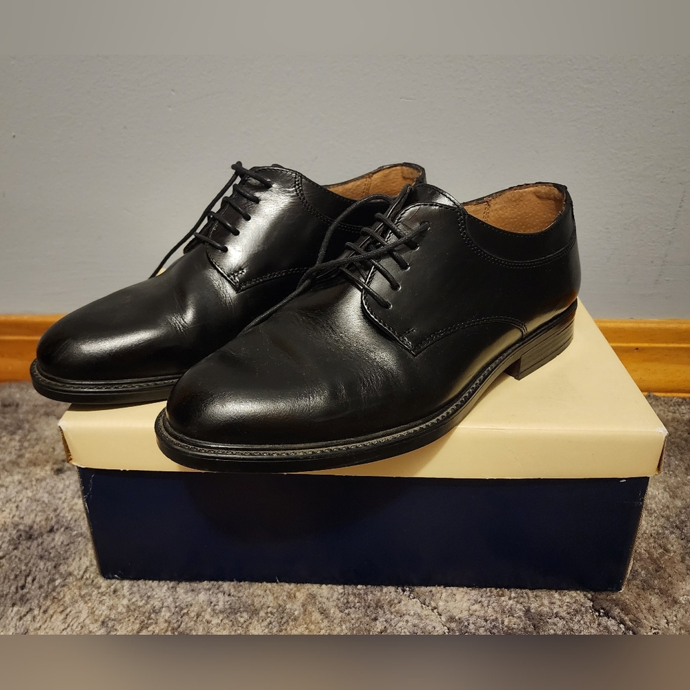 Giorgio Brutini Black Leather Men's Dress Shoes Size 10.5 - Picture 2 of 13